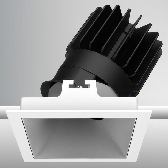 Luca 3.5" Square DALI/DMX RGBTW 48V Downlight with Trim by PureEdge Lighting