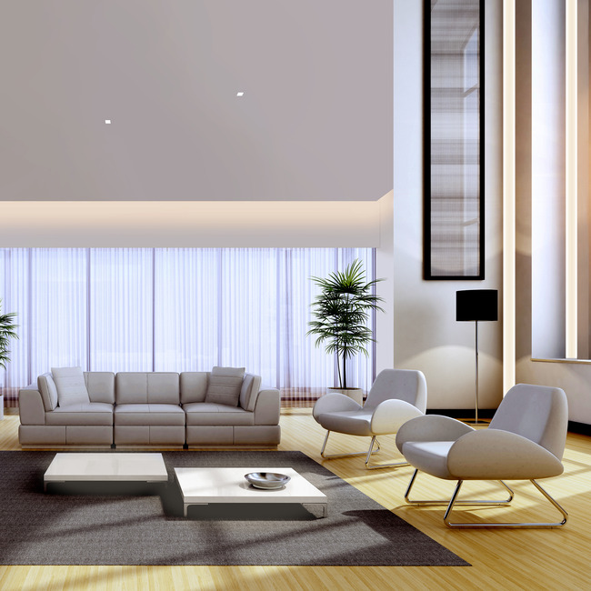 Verge Corner Warm Dim Drywall Plaster-In System 24V by PureEdge Lighting