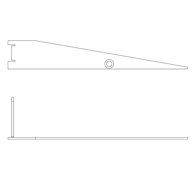 Knife Edge DIY Flat End Caps by PureEdge Lighting