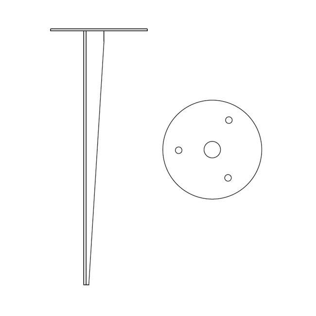 Ground Stake L250 by Il Fanale