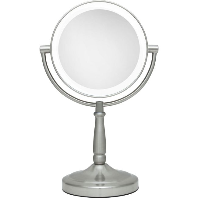 5x/1x Cordless Dual Sided LED Light Vanity Mirror by Zadro