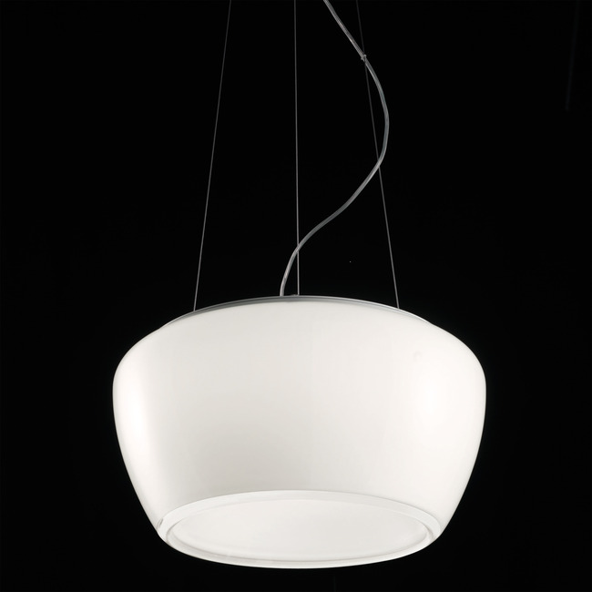 Implode Wide Pendant by Vistosi