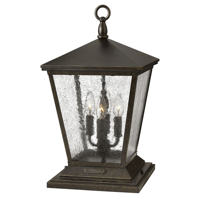 Trellis 120V Outdoor Pier Mount Lantern  by Hinkley Lighting