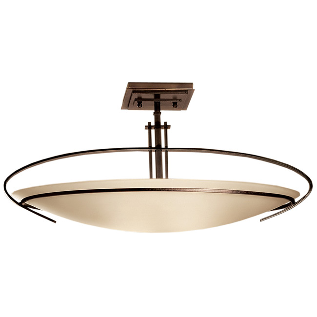 Mackintosh Oval Semi Flush Ceiling Light by Hubbardton Forge