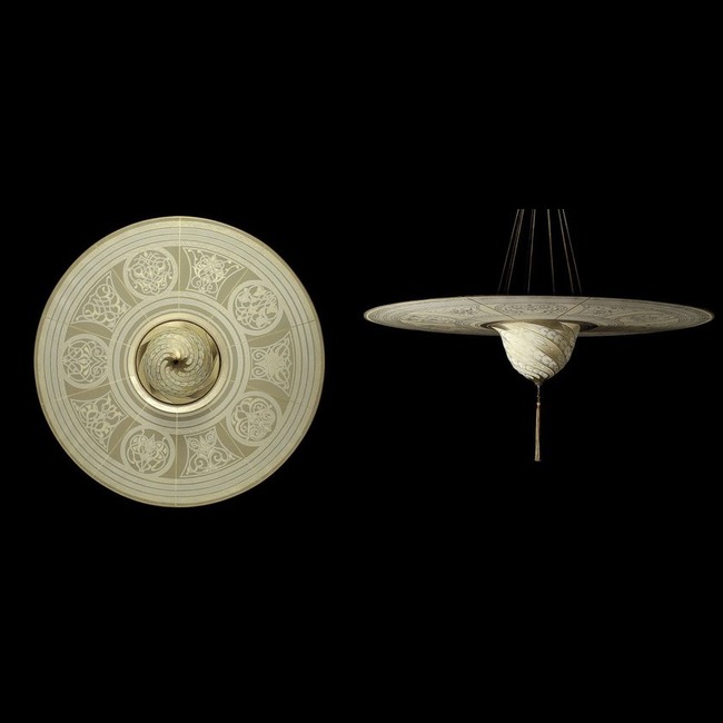 Samarkanda Silk Disk Pendant by Venetia Studium