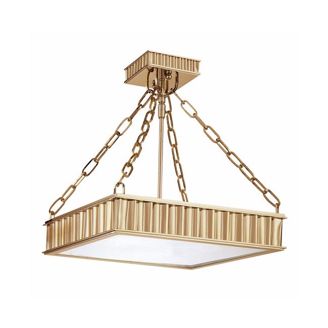 Middlebury Square Semi Flush Ceiling Light by Hudson Valley Lighting