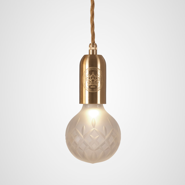 Crystal Frost Bulb Pendant by Lee Broom