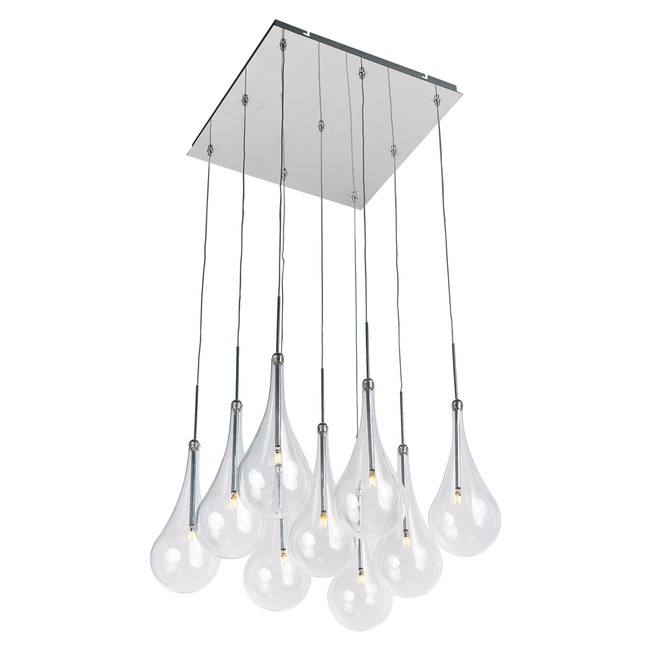 Larmes Square Multi-Light Pendant by Et2