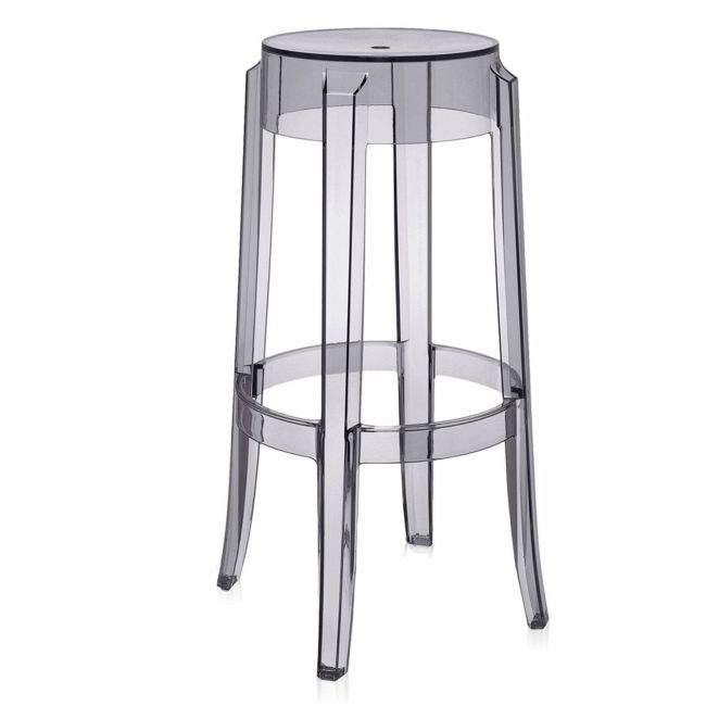 Charles Ghost Bar Stool - 2 Pack by Kartell