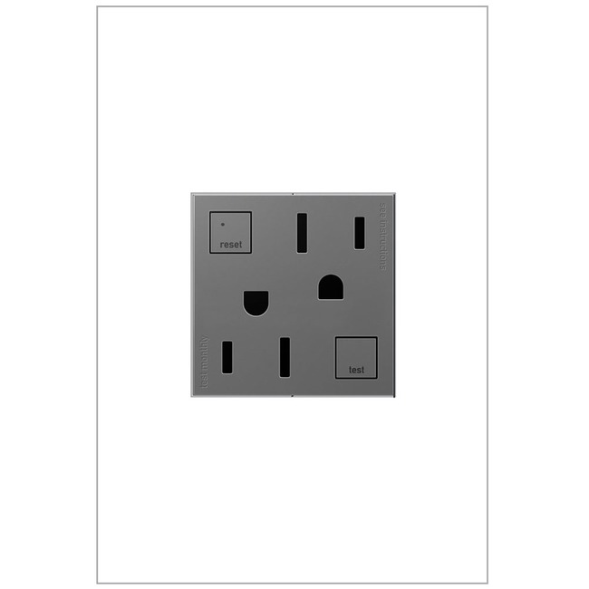 Tamper Resistant 15 Amp GFCI Outlet by Legrand Adorne