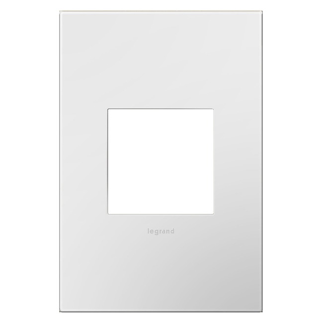 Adorne Plastic Screwless Wall Plate with Microban by Legrand Adorne