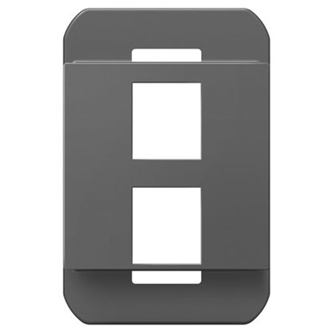 Adorne 2 Port Keystone Frame by Legrand Adorne