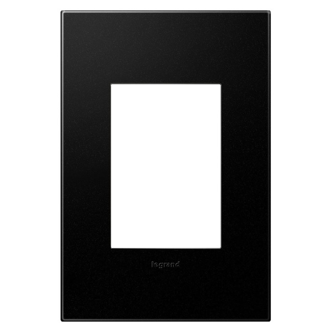 Adorne Plastic Screwless 1-Gang Plus Size Wall Plate by Legrand Adorne