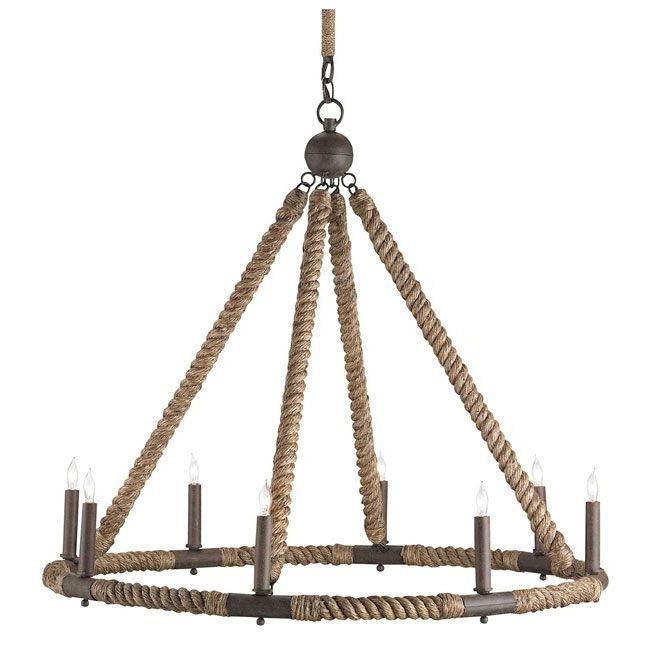 Bowline Chandelier by Currey and Company