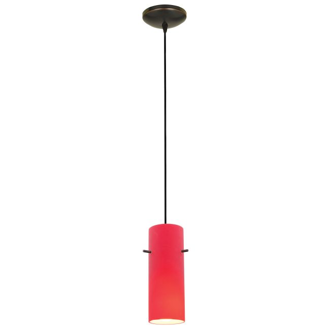 Glass Cylinder Cord Pendant by Access