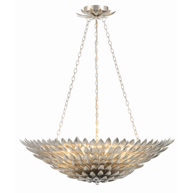 Broche Bowl Chandelier by Crystorama