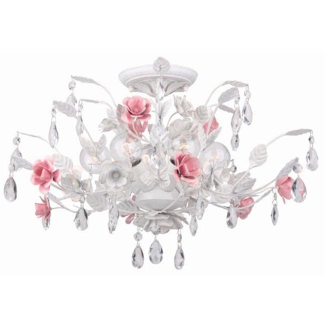 Lola 4850 Semi Flush Mount by Crystorama