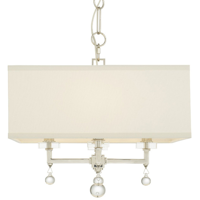 Paxton Square Chandelier by Crystorama