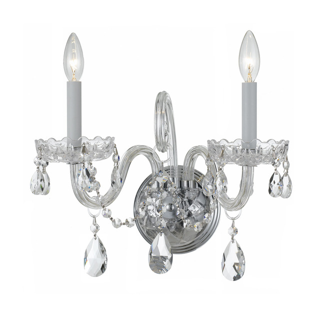 Traditional Crystal Wall Sconce by Crystorama
