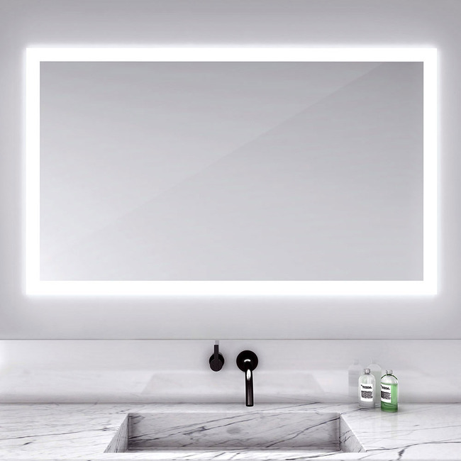 Silhouette Rectangle Lighted Mirror by Electric Mirror