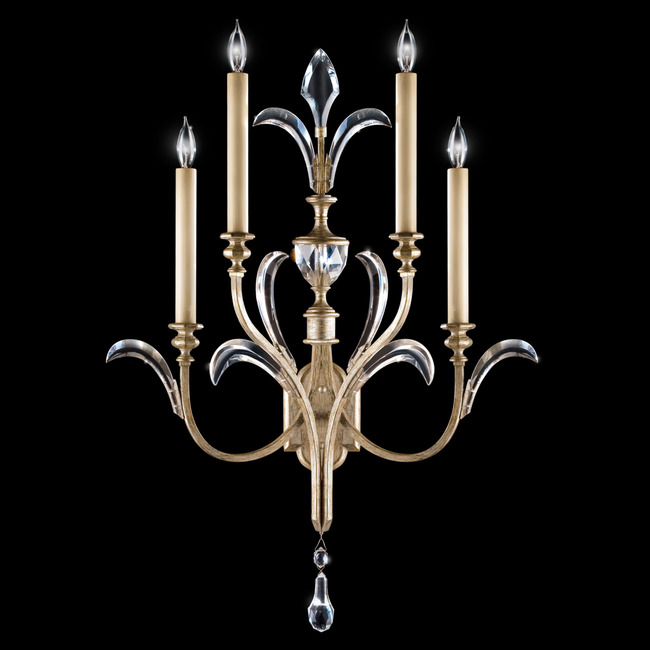 Beveled Arcs Candelabra Wall Sconce by Fine Art Handcrafted Lighting