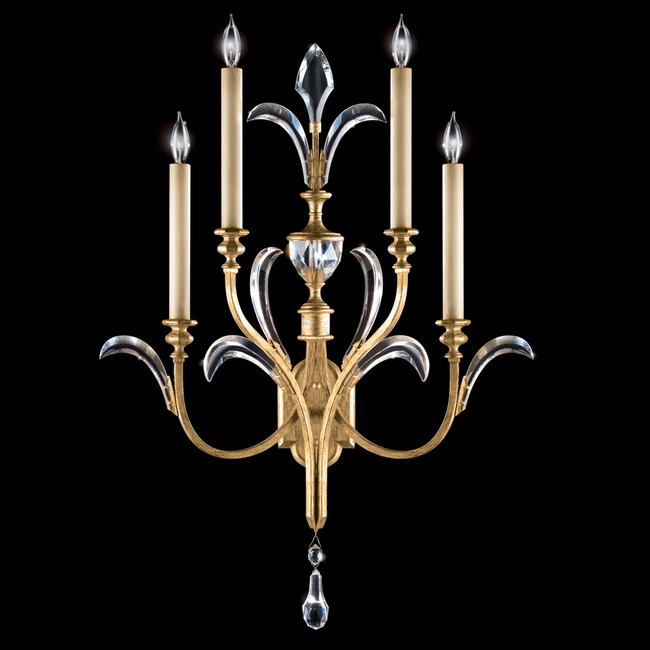 Beveled Arcs Candelabra Wall Sconce by Fine Art Handcrafted Lighting