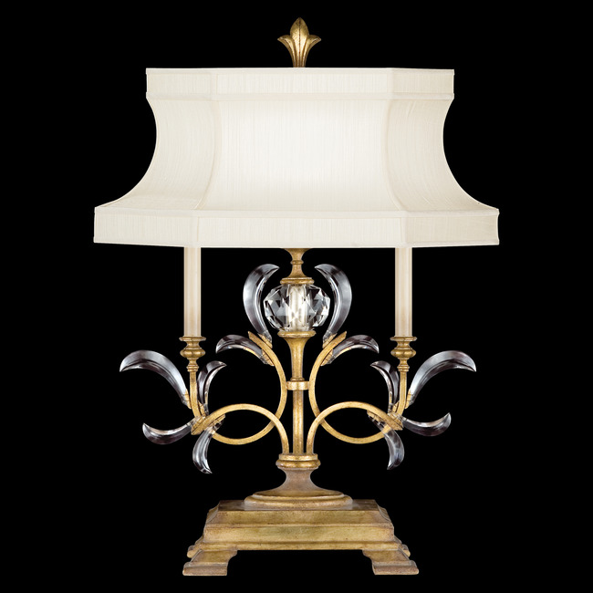 Beveled Arcs Wide Table Lamp by Fine Art Handcrafted Lighting