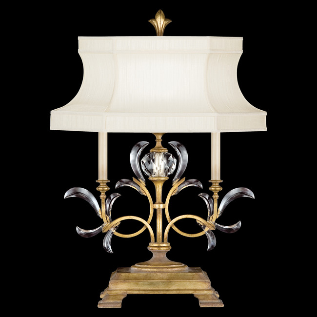 Beveled Arcs Wide Table Lamp by Fine Art Handcrafted Lighting