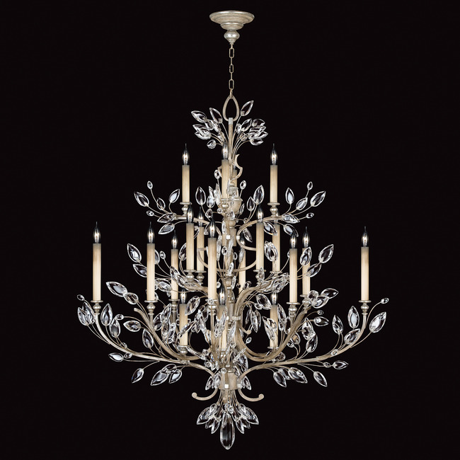 Crystal Laurel Foyer Chandelier by Fine Art Handcrafted Lighting