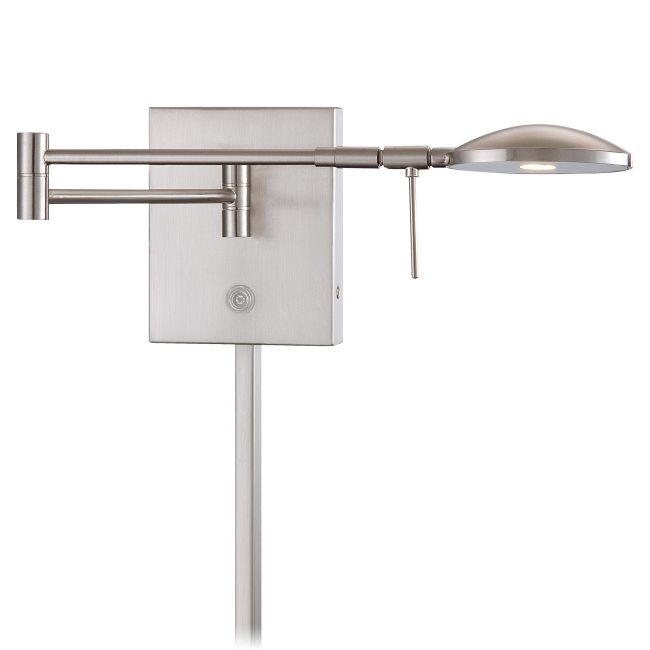 Georges LED Round Head Reading Room Swing Arm Wall Sconce by George Kovacs