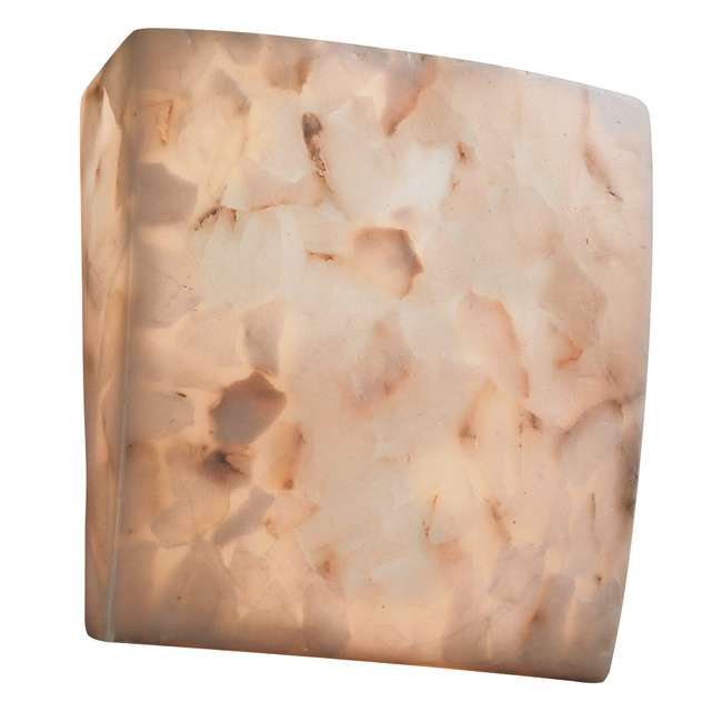 Alabaster Rocks Square ADA Wall Sconce by Justice Design