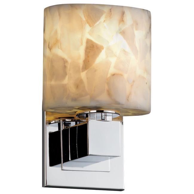 Aero One Light Oval Wall Sconce by Justice Design
