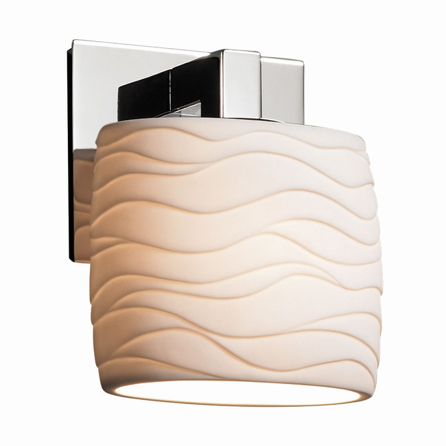 Modular Oval Limoges Wall Sconce by Justice Design