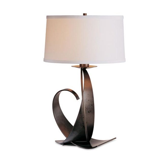 Fullered Impressions Large Table Lamp by Hubbardton Forge