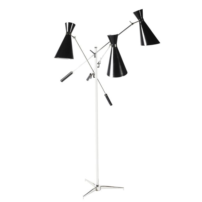 Stanley Adjustable Arm Floor Lamp by Delightfull