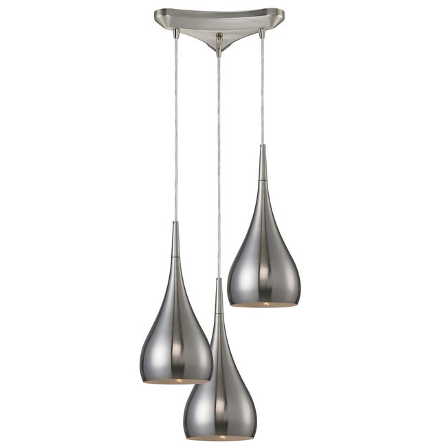 Lindsey 3-Light Triangle Pendant by Elk Home