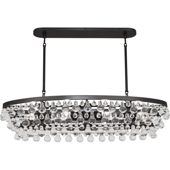 Bling Oval Chandelier by Robert Abbey