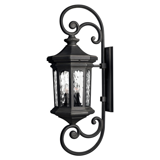 Raley Large Scale Scroll Outdoor Wall Light by Hinkley Lighting