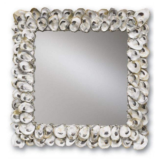 Oyster Shell Wall Mirror by Currey and Company