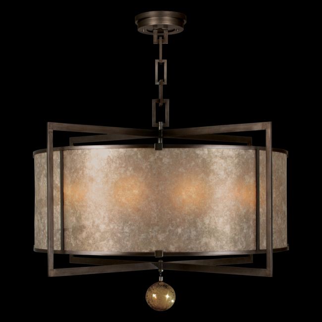 Singapore Moderne Drum Pendant by Fine Art Handcrafted Lighting
