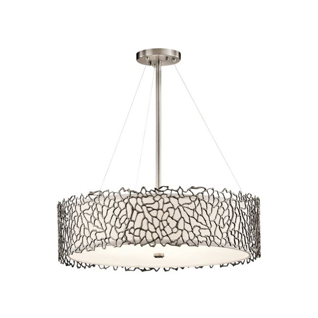 Silver Coral Pendant by Kichler