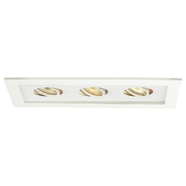 Low Voltage 3-Light Multiple Spot Flanged Trim by WAC Lighting