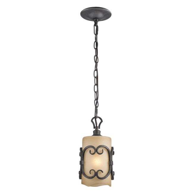 Madera Mini Pendant by Golden Lighting