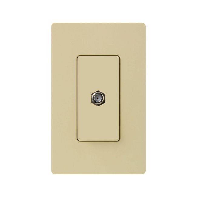 Claro Cable TV Jack by Lutron