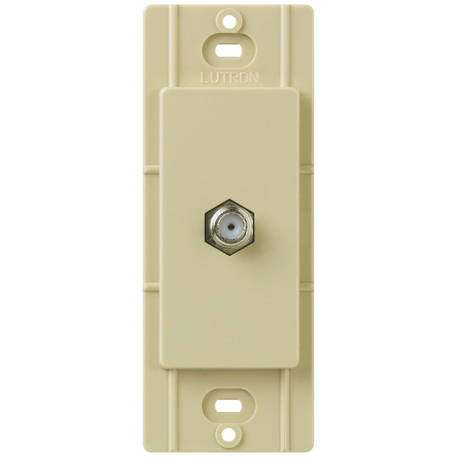 Claro Cable TV Jack by Lutron