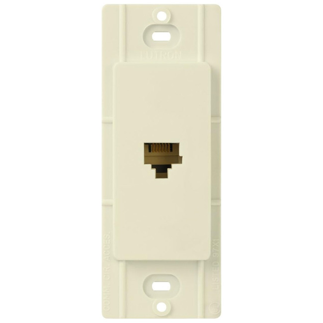 Claro Telephone Jack by Lutron