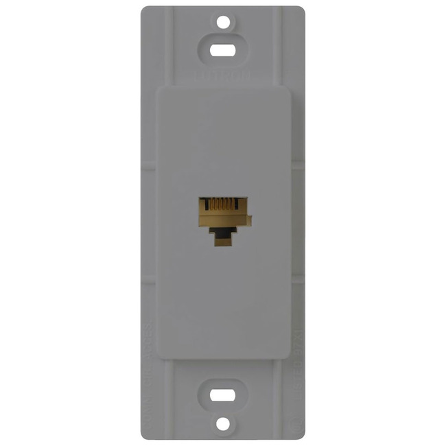 Claro Telephone Jack by Lutron
