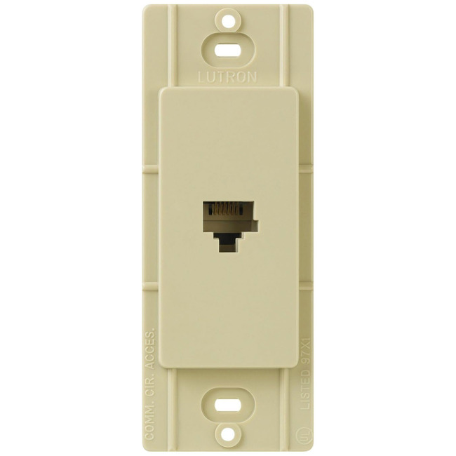 Claro Telephone Jack by Lutron