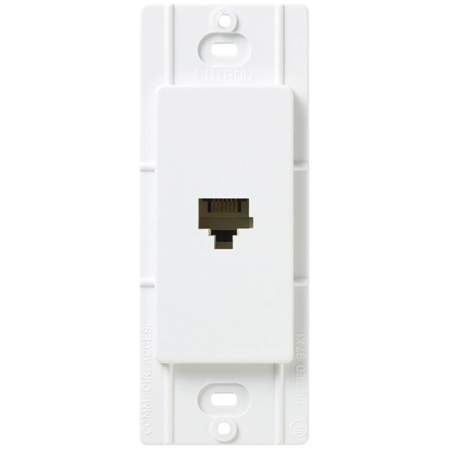 Claro Telephone Jack by Lutron