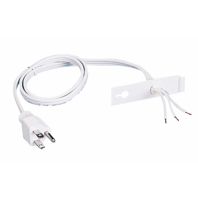 Juno Lighting R22BL Black Cord And Plug Connector For Track Lighting - 15 Ft Cord With In-line Switch